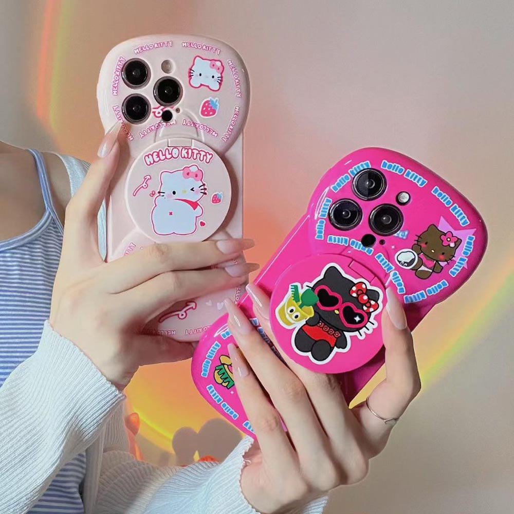 Hello Kitty Case With Mirror Stand