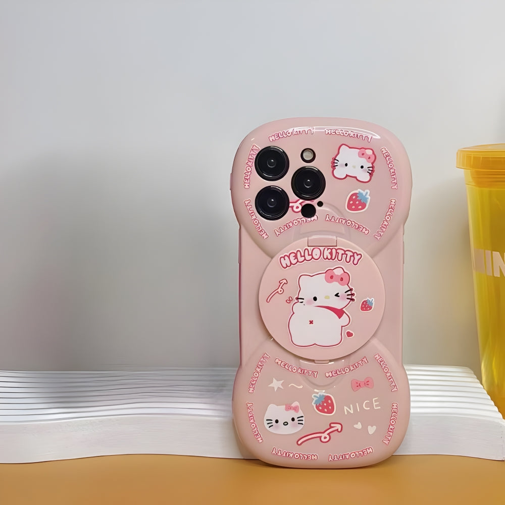 Hello Kitty Case With Mirror Stand