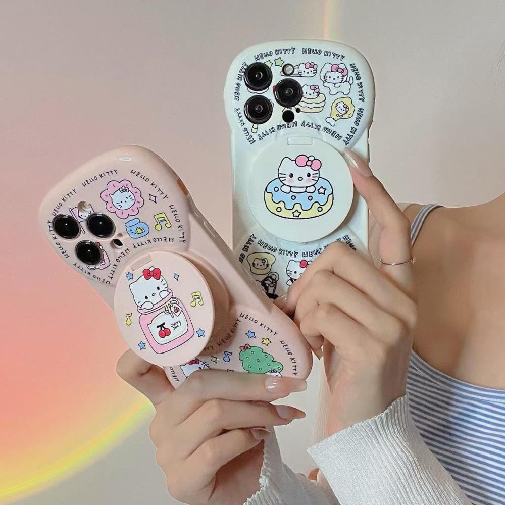 Hello Kitty Case With Mirror Stand