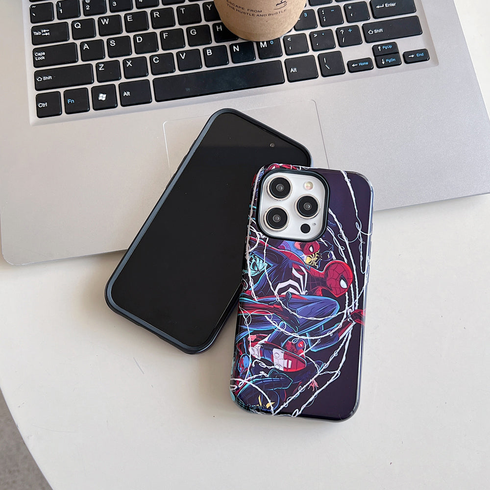 Colorful Printed Shockproof TPU (Soft) Phone Case - iPhone 15 Pro Max