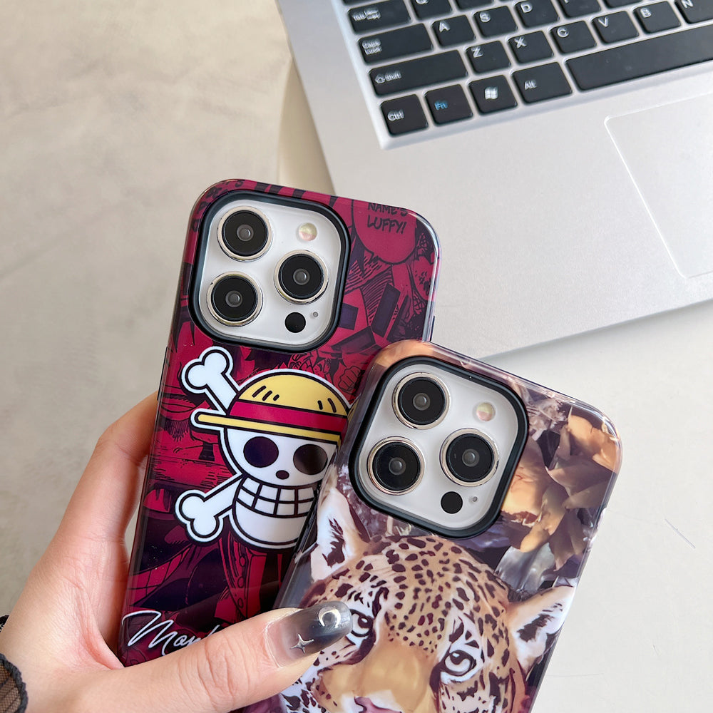 Colorful Printed Shockproof TPU (Soft) Phone Case - iPhone 15 Pro Max