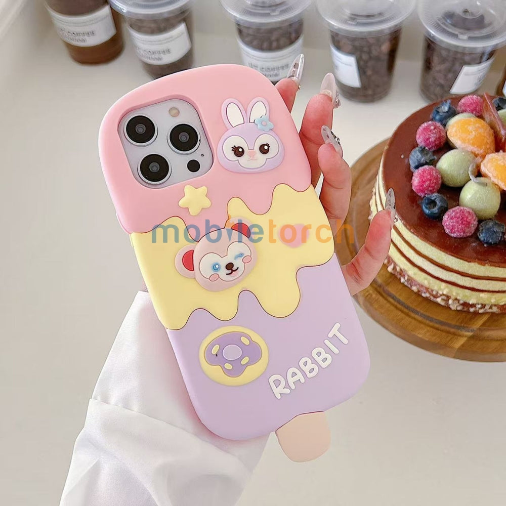 Ice candy Rabbit Toy Silicone Soft Phone Case - iPhone 14 Pro