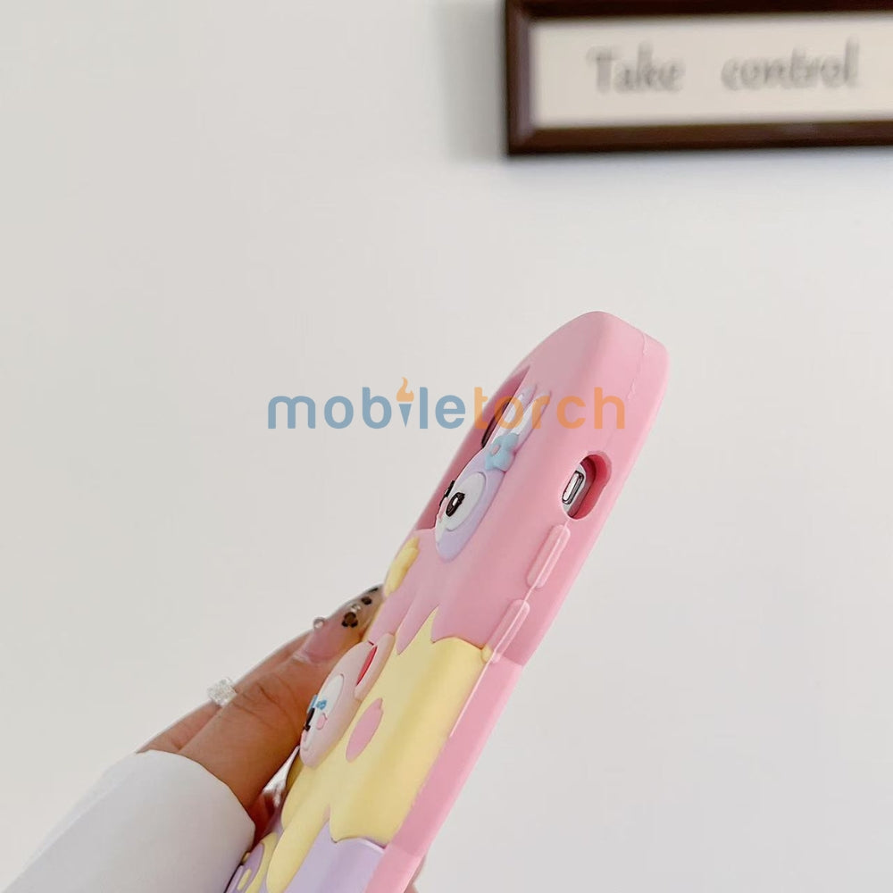 Ice candy Rabbit Toy Silicone Soft Phone Case - iPhone 14 Pro