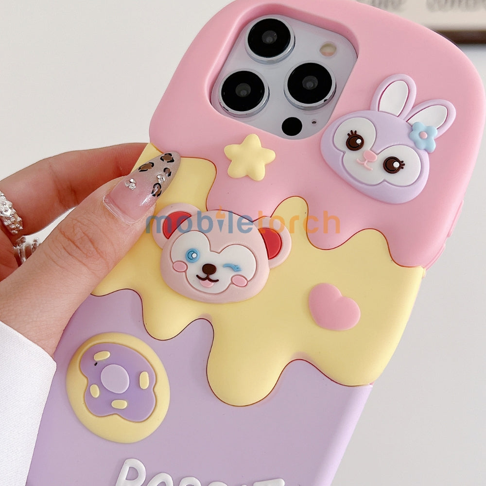 Ice candy Rabbit Toy Silicone Soft Phone Case - iPhone 14 Pro