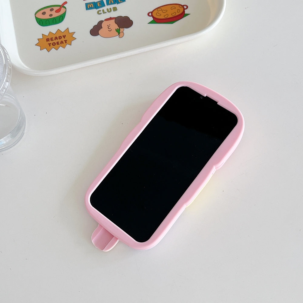 Ice candy Rabbit Toy Silicone Soft Phone Case