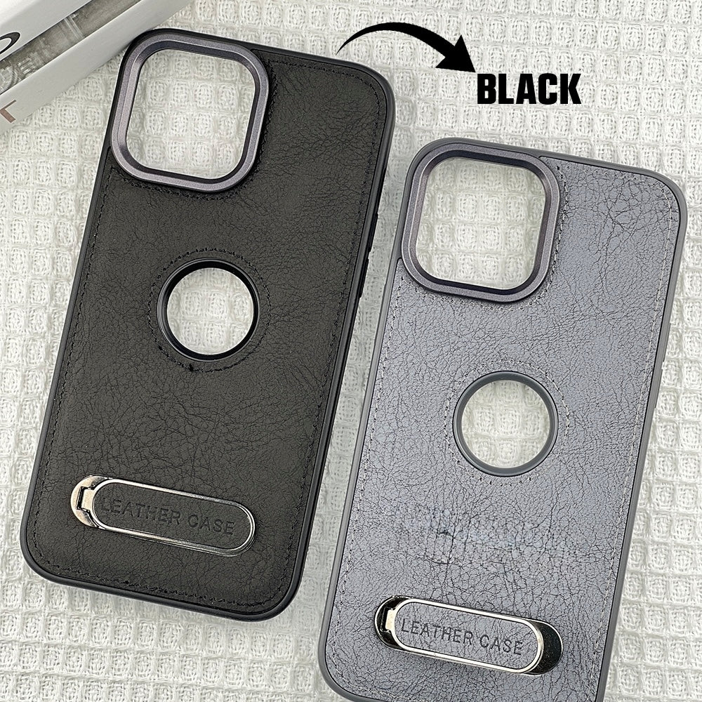 Kickstand Pu Leather PC (Hard) Logo Cut Phone Case - Samsung S20FE