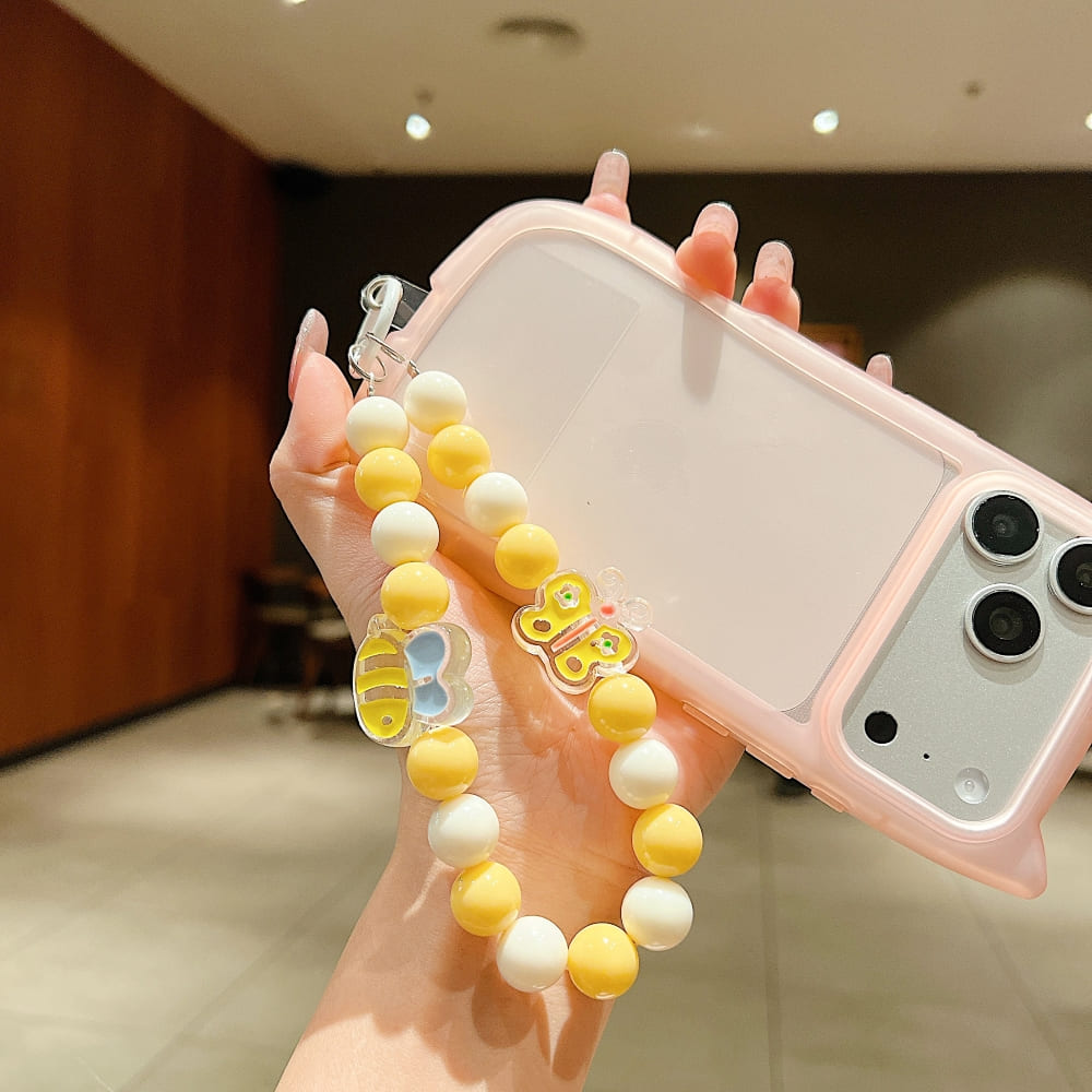 Lemon Milk Bead Phone Charms