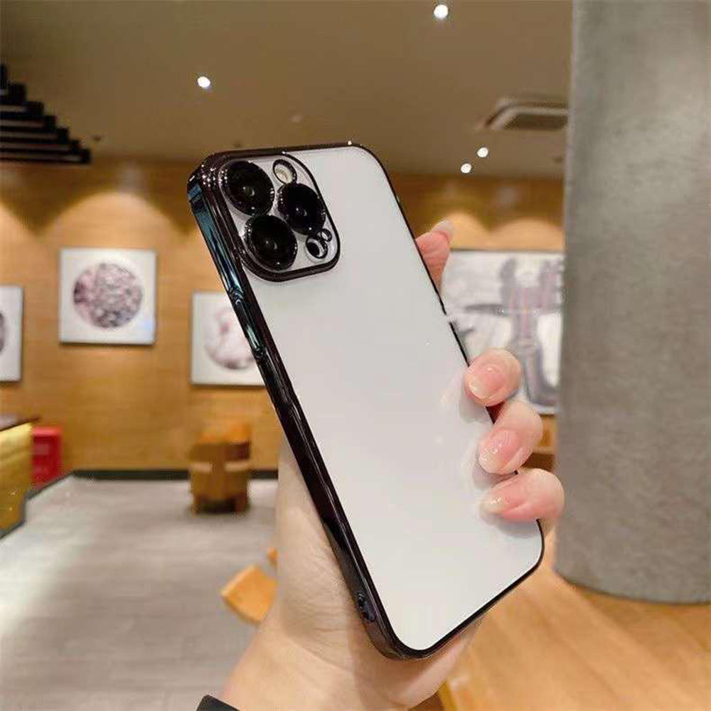 Lens Protective Electroplated Phone Cover