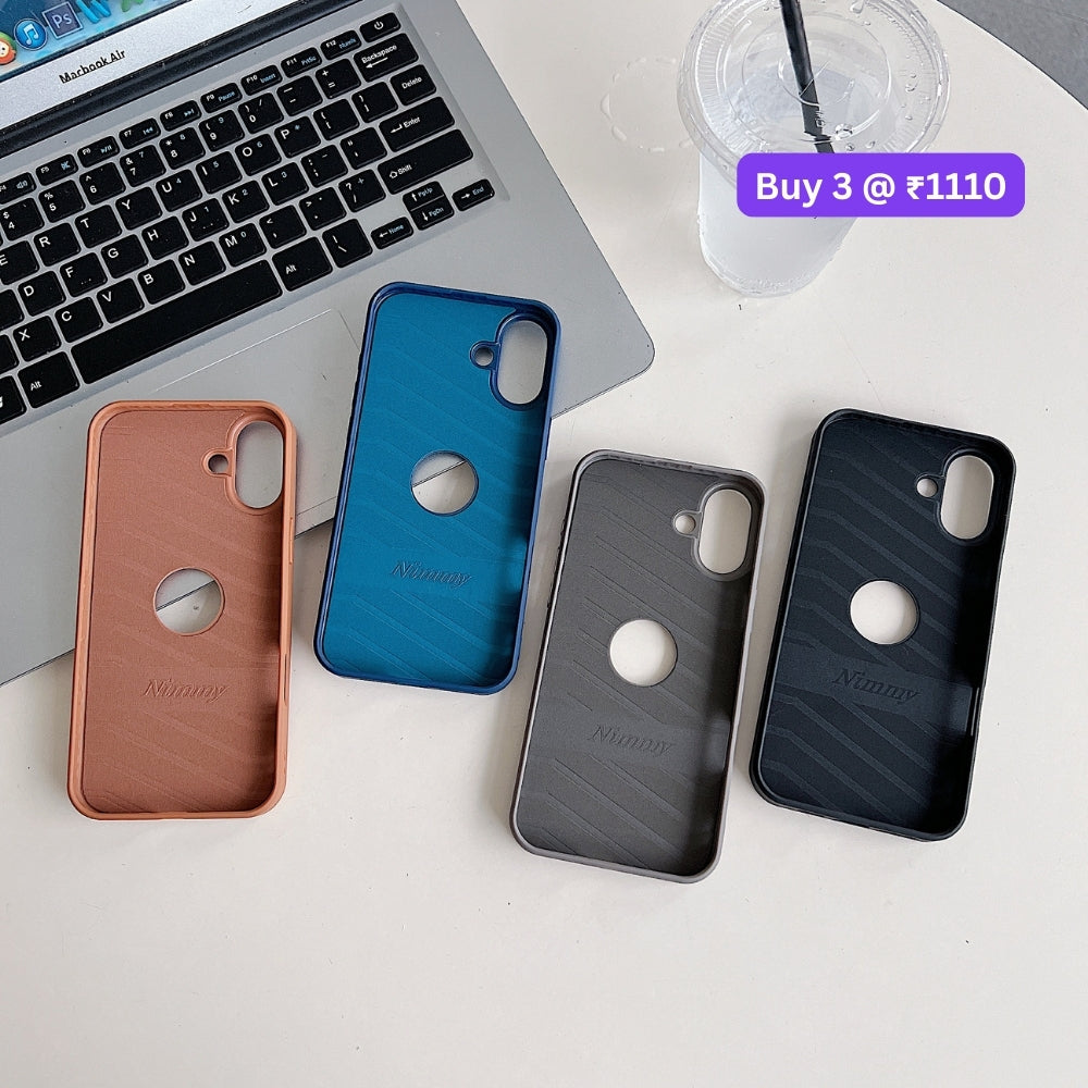 Logo Cut Leather Silicone Phone Case | Mobile Cover - Samsung S22 Ultra