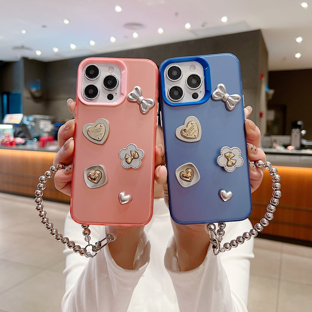 Love Bow Charm Fashionable Protective Phone Case