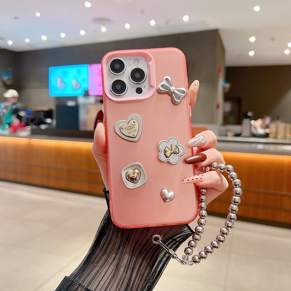 Love Bow Charm Fashionable Protective Phone Case