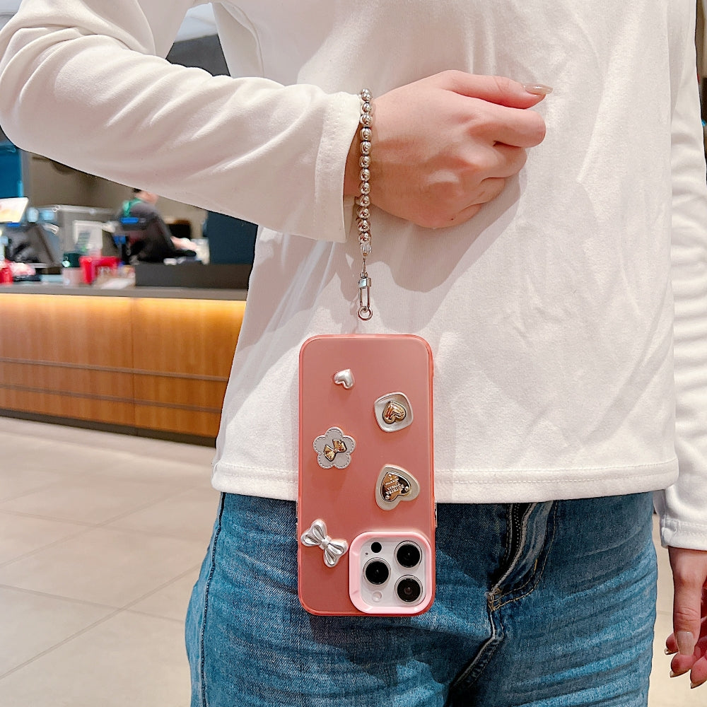 Love Bow Charm Fashionable Protective Phone Case