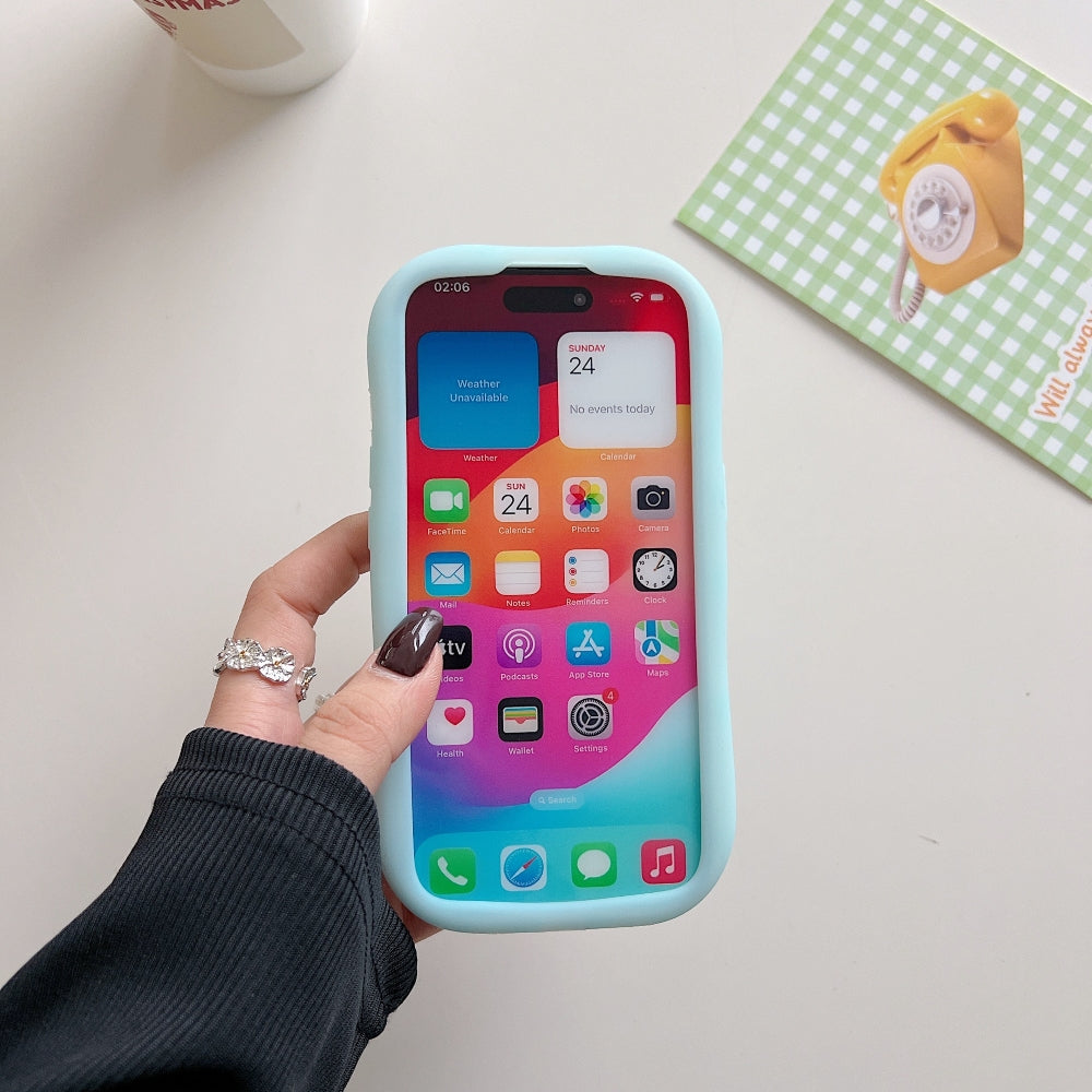 Luminous Tortoise Stand Silicone Soft Phone Case - iPhone 15 Pro Max