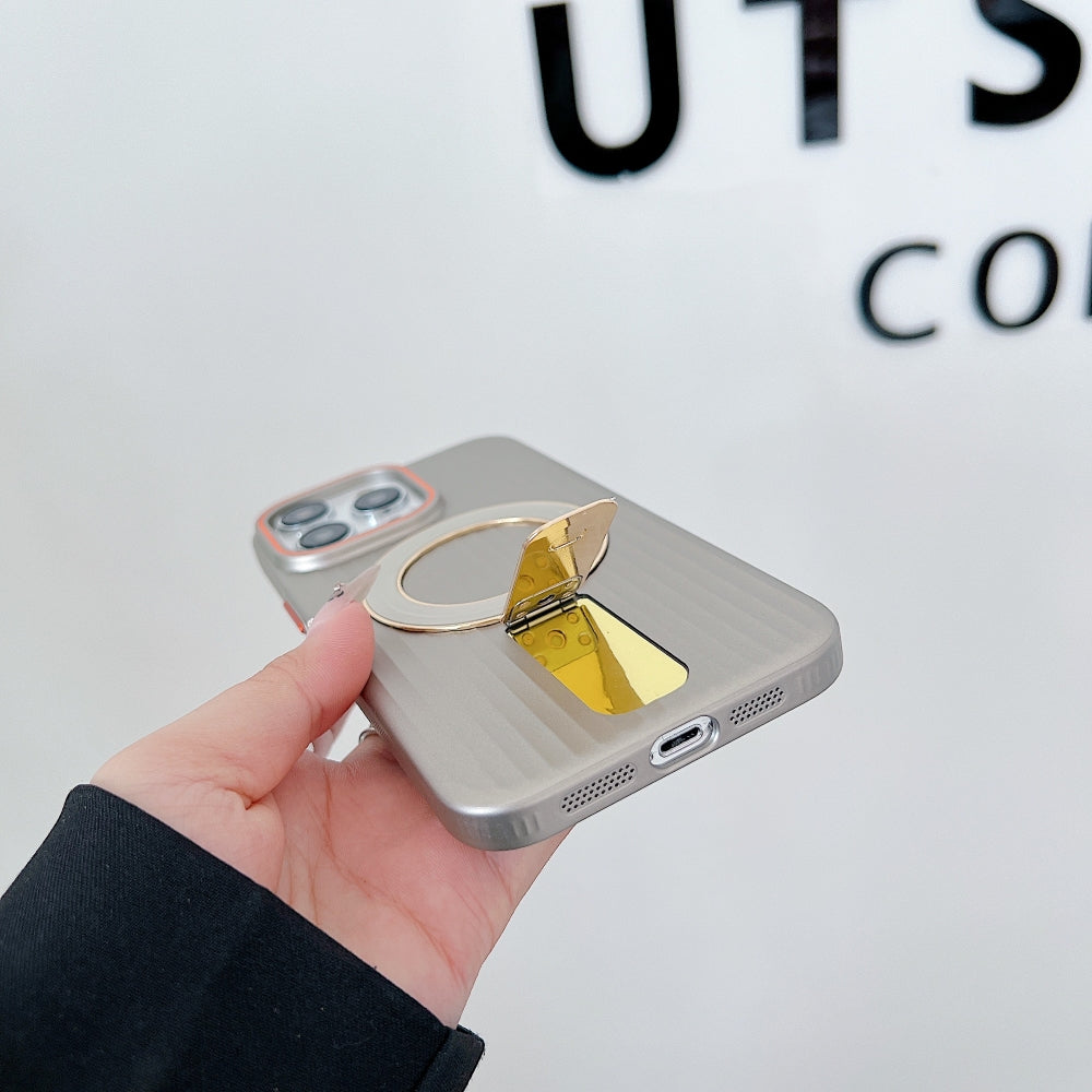 Luxury Stand Magnetic Charge Phone Case