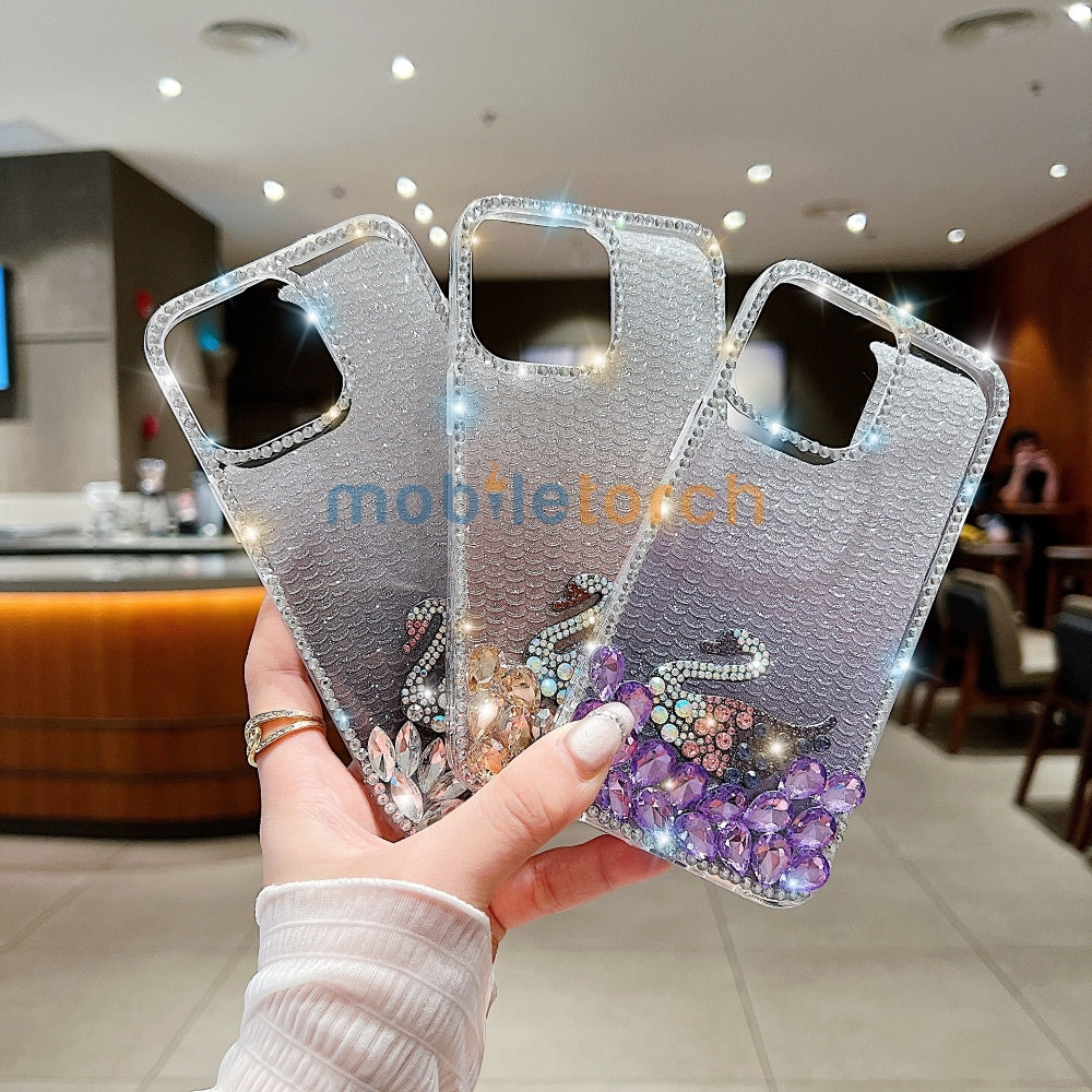 Luxury Design Rhinestone TPU (Soft) | PC (Hard) Phone Case - Samsung S22 Ultra