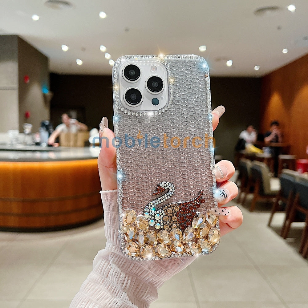 Luxury Design Rhinestone TPU (Soft) | PC (Hard) Phone Case - Samsung S22 Ultra