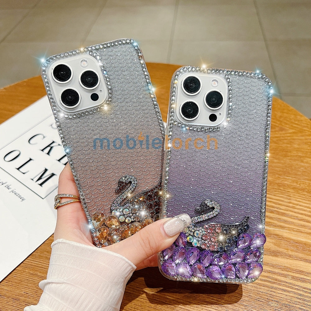 Luxury Design Rhinestone TPU (Soft) | PC (Hard) Phone Case - Samsung S22 Ultra