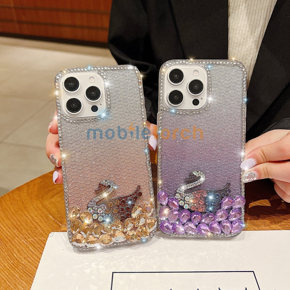 Luxury Design Rhinestone TPU (Soft) | PC (Hard) Phone Case - Samsung S22 Ultra