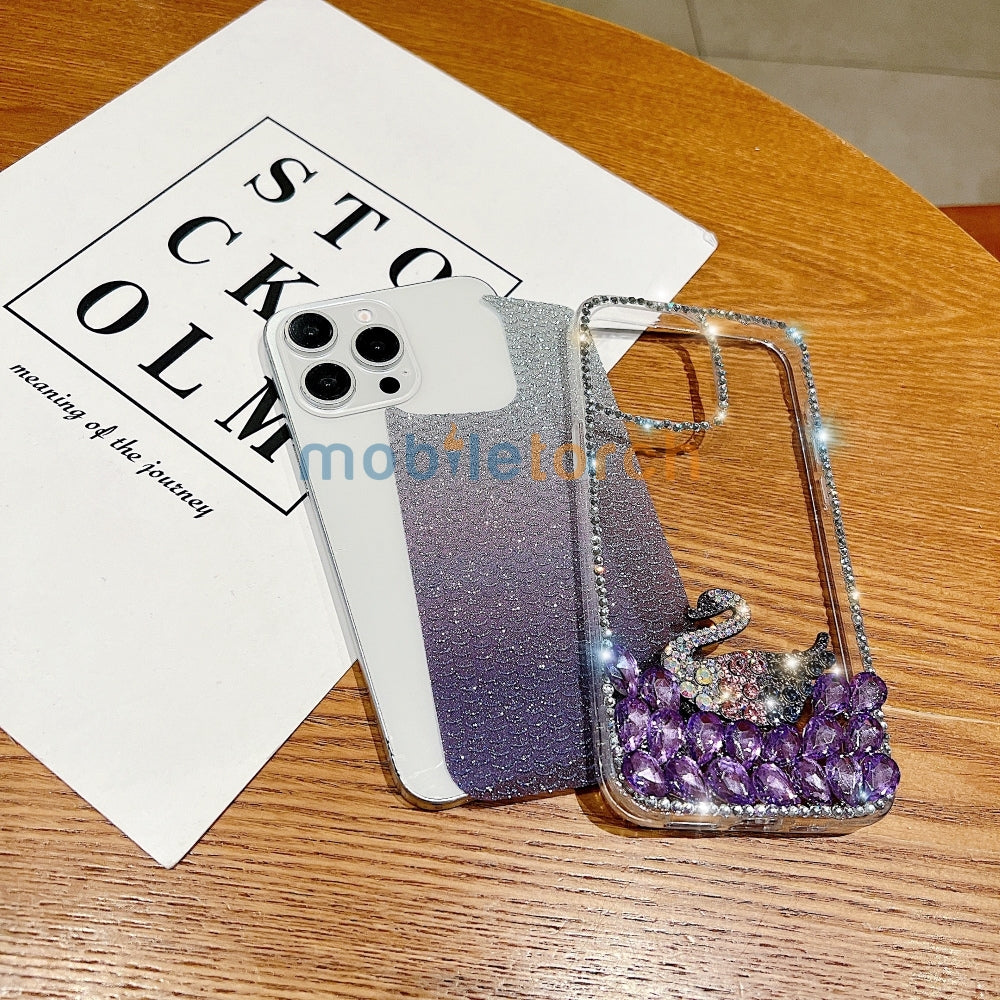 Luxury Design Rhinestone TPU (Soft) | PC (Hard) Phone Case - Samsung S22 Ultra