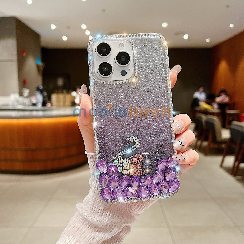 Luxury Design Rhinestone TPU (Soft) | PC (Hard) Phone Case - Samsung S22 Ultra