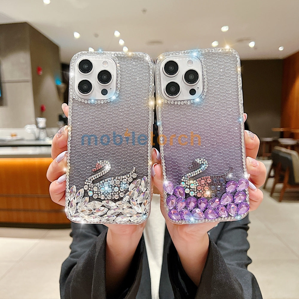 Luxury Design Rhinestone TPU (Soft) | PC (Hard) Phone Case - Samsung S22 Ultra