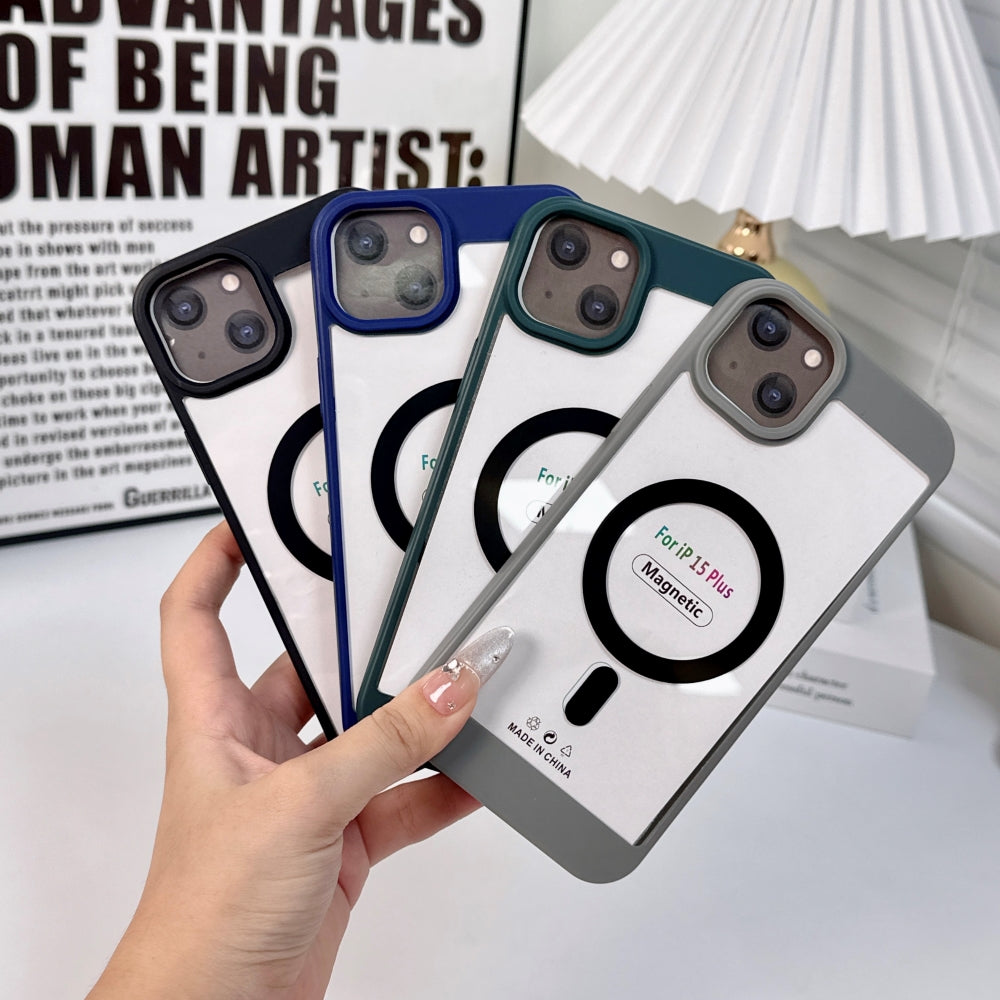 Luxury Transparent Magsafe Phone Case