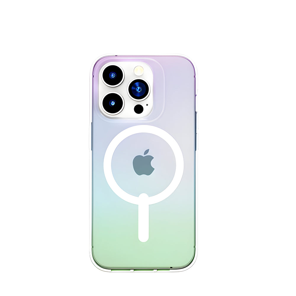 Transparent Magnetic Wireless Charging Anti-fall PC (Hard) Case - iPhone 14 Plus
