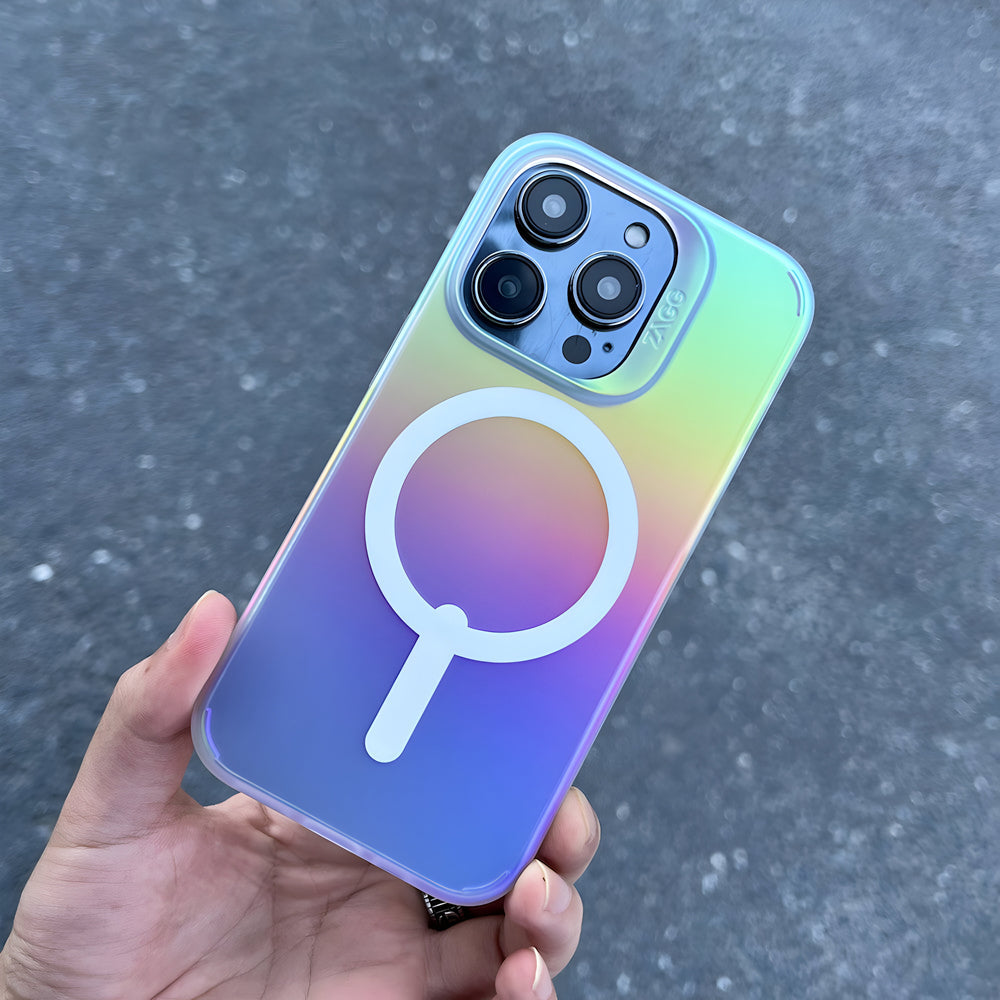 Transparent Magnetic Wireless Charging Anti-fall PC (Hard) Case - iPhone 15 Plus