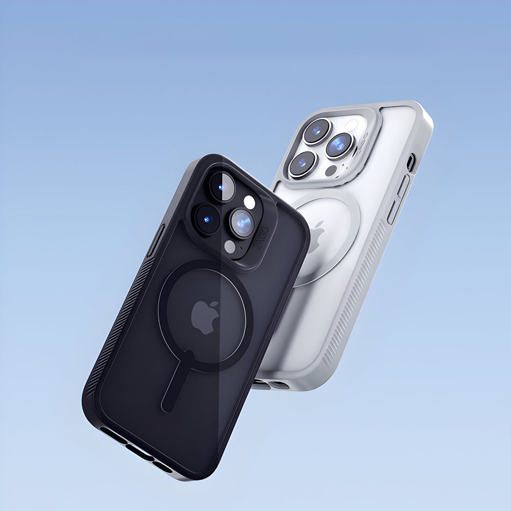 Transparent Magnetic Wireless Charging Anti-fall PC (Hard) Case - iPhone 14 Plus