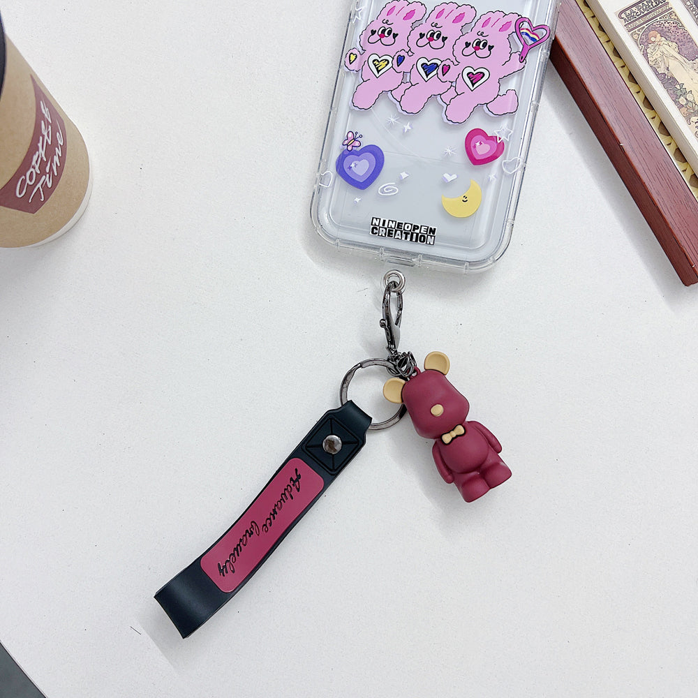 Gloomy Matt Bear Character Keychain | Phone Charm | Handbag Charm