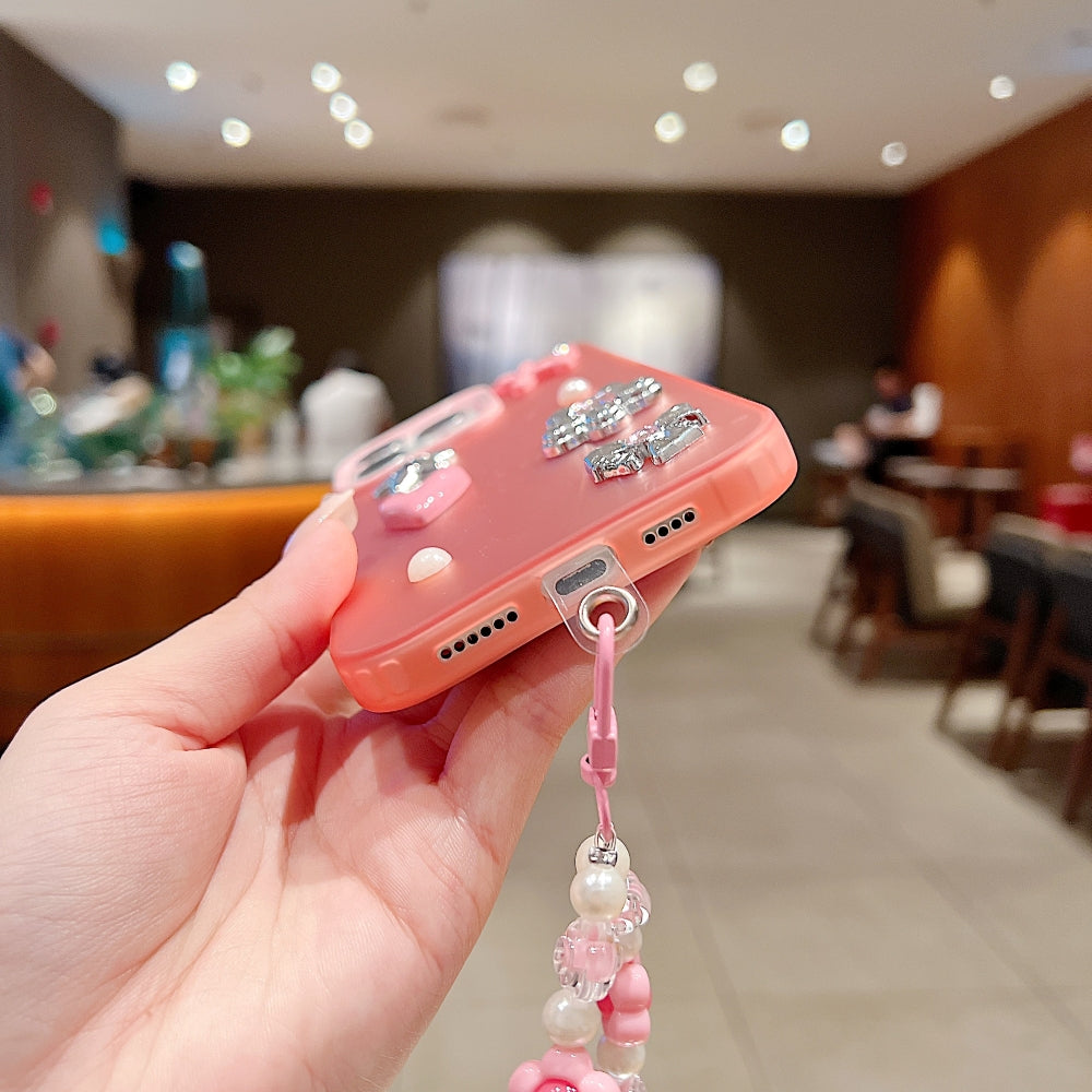 Matte Finish 3D Charm Phone Case