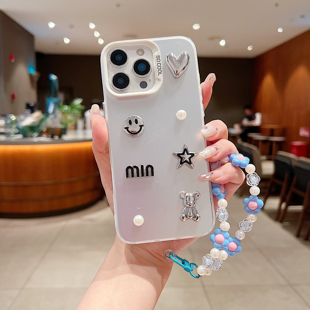 Matte Finish 3D Charm Phone Case