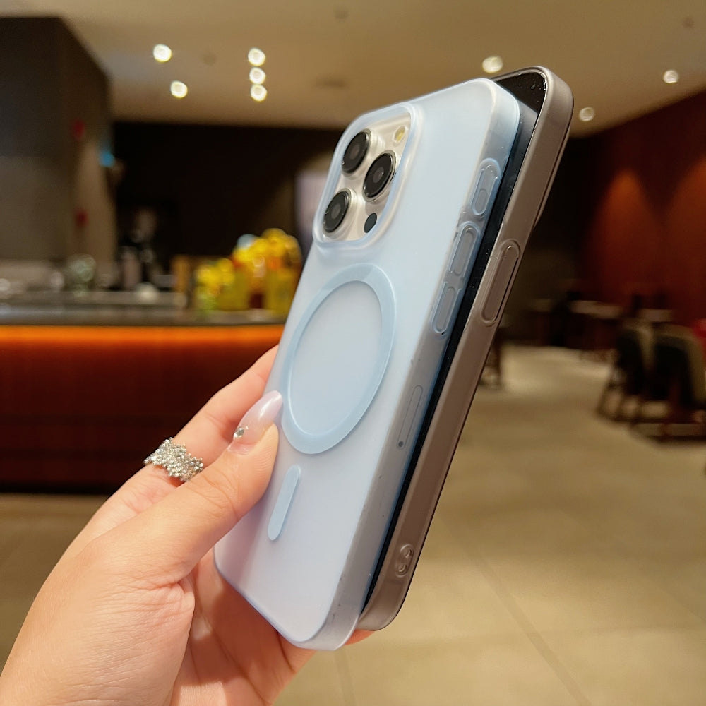 Matte Magnetic Anti Fingerprint Phone Case | Mobile Cover - iPhone 14 Plus
