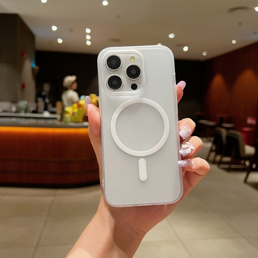 Matte Magnetic Anti Fingerprint Phone Case | Mobile Cover - iPhone 14 Plus