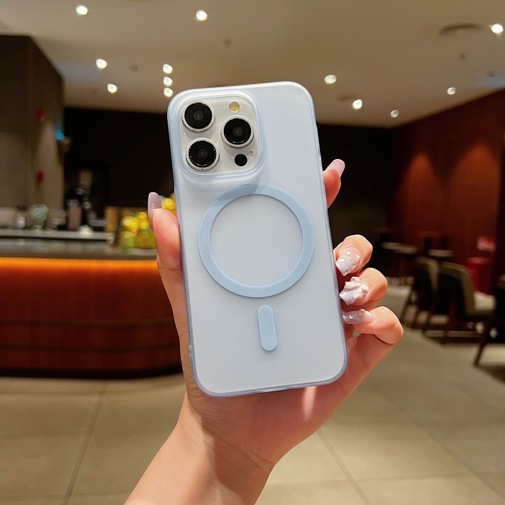 Matte Magnetic Anti Fingerprint Phone Case | Mobile Cover - iPhone 14 Plus