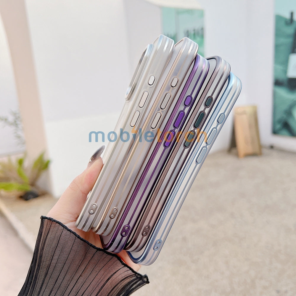 Metal Camera Frame Magsafe TPU (Soft) | PC (Hard) Phone Case - iPhone 12