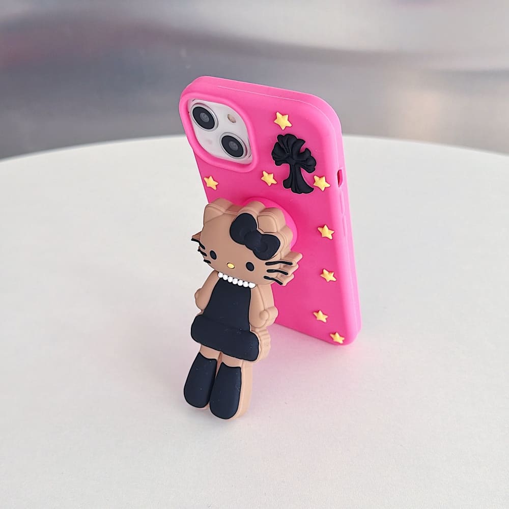 Midnight Glam Kitty Phone Case