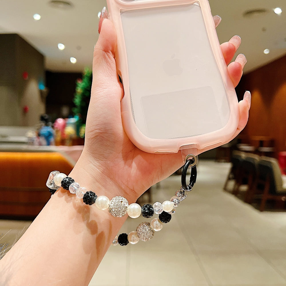 Midnight Pearl Phone Charm