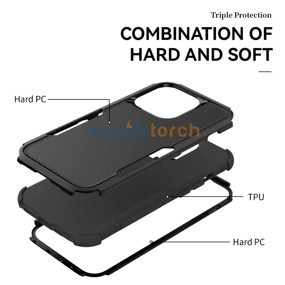 Multilayer Defense Shockproof Protective Cover - iPhone 12 Pro