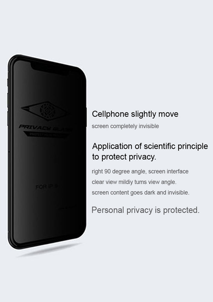 Privacy Tempered Glass | Edge to Edge Coverage Screen Protector Guard | Premium Grade Anti Peeping Hardness Screen Protector - Realme Series
