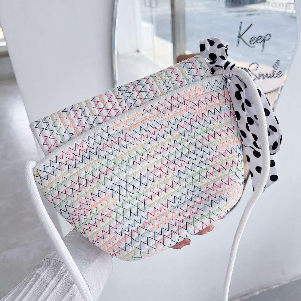 Pearl Weave Mini Tote Bag