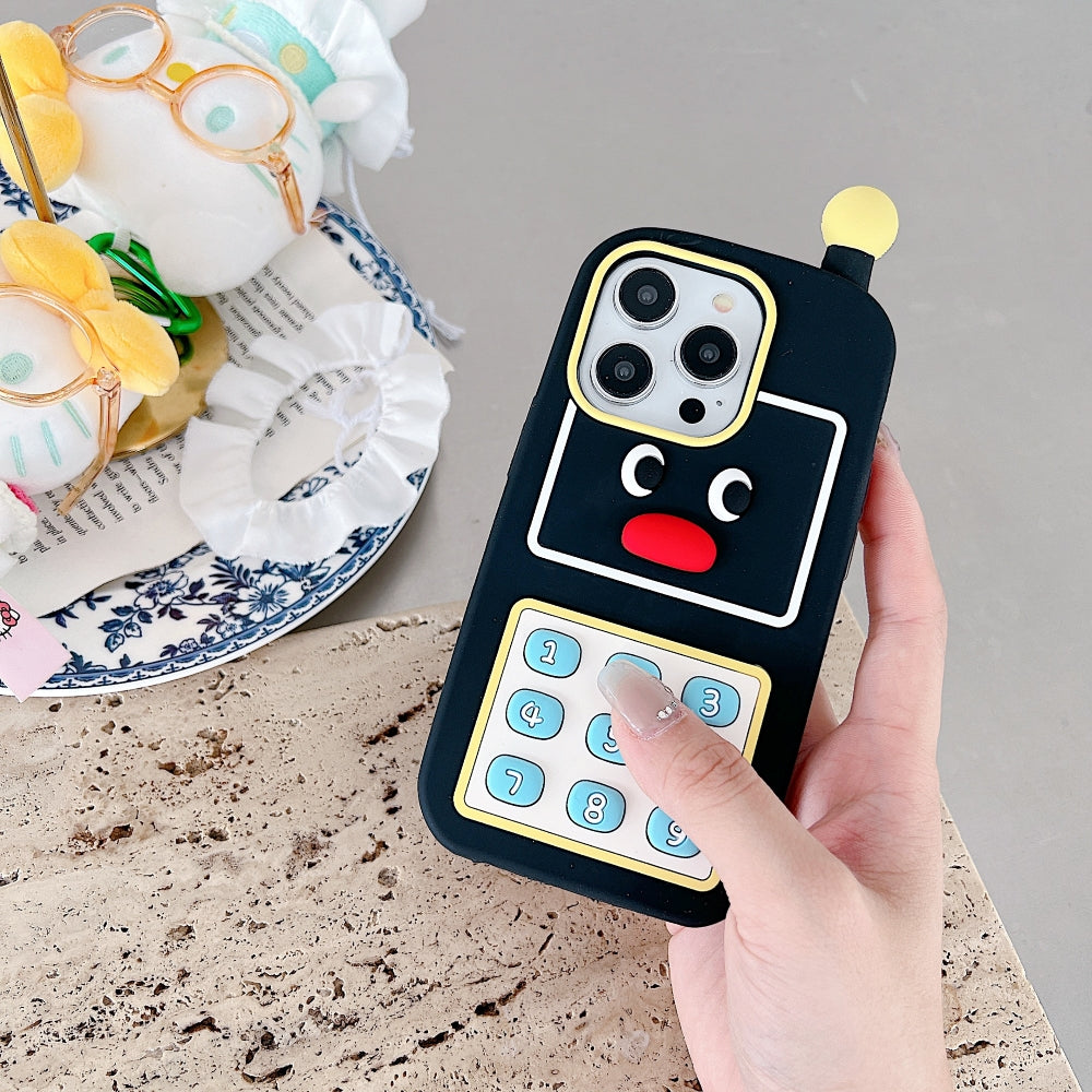 Phone Shape Soft Silicone Phone Case | Mobile Cover - iPhone 13