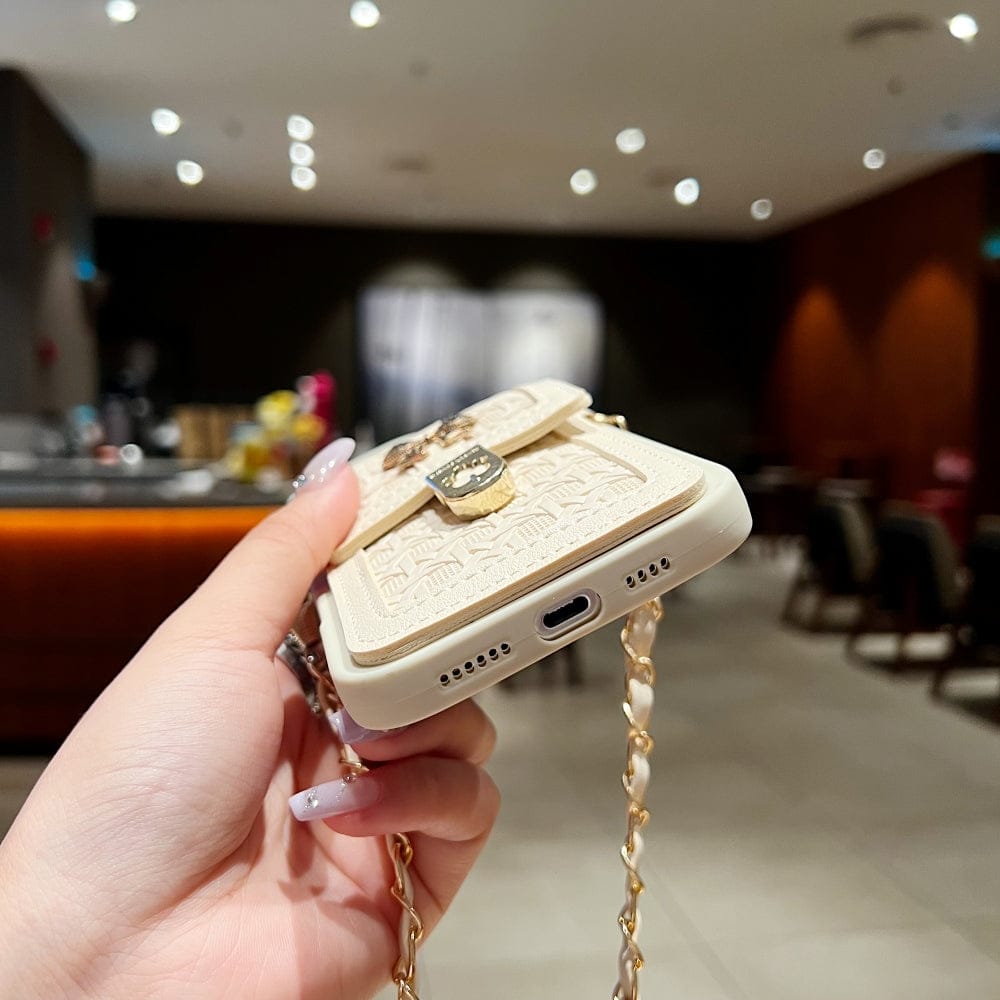 Portable Crossbody Strap Wallet Camera Protection Phone Case