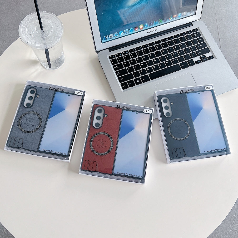 Retro PU Leather Magsafe Phone Case - Samsung Z Series