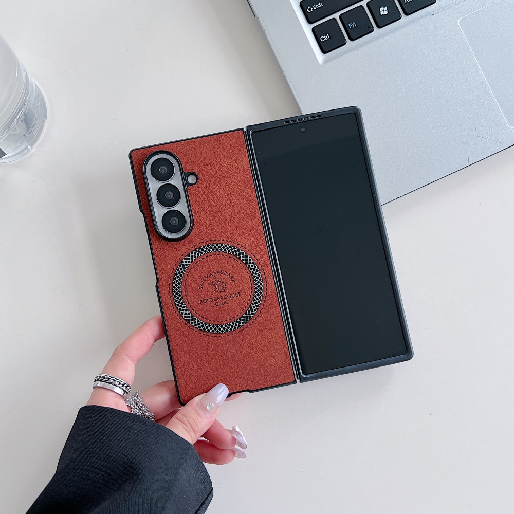 Retro PU Leather Magsafe Phone Case - Samsung Z Series