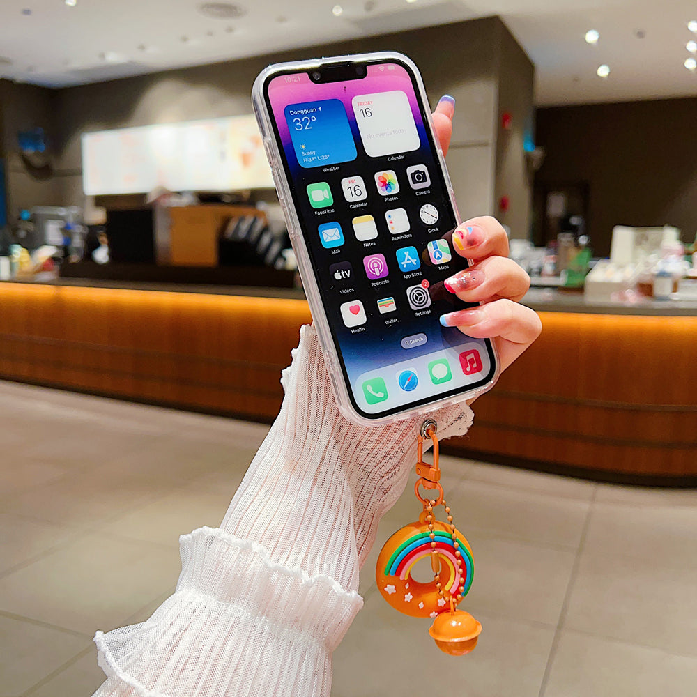 Rotated Ring Holder Printed Case With Charm