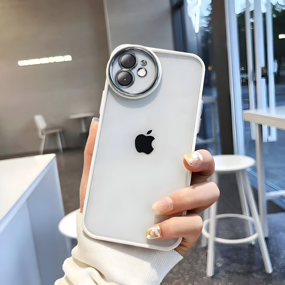 Unique Design Round Camera Protection Cover - iPhone 15 Pro Max
