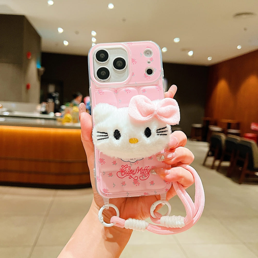 Shimmer Kitty Mirror Guard Phone Case