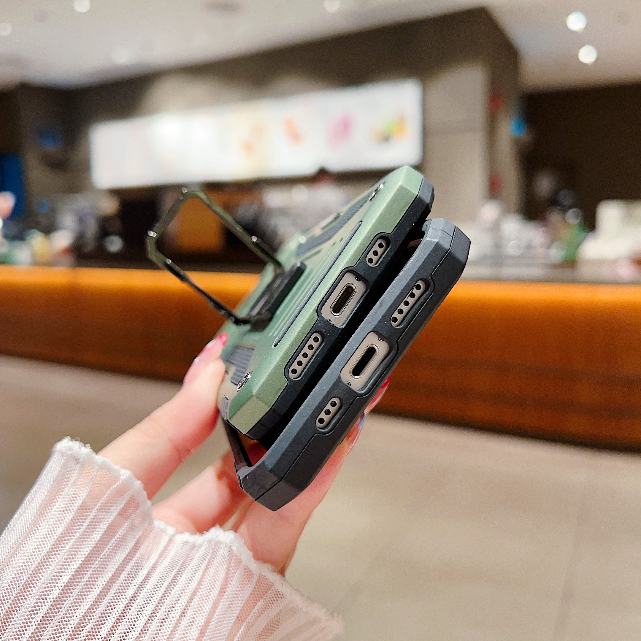 Shockproof Camera Shutter Ring Holder Stand Cover