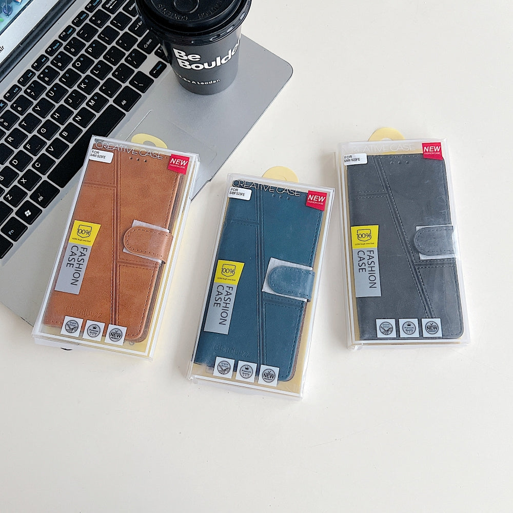 Shockproof PU Leather Flip Phone Case - Mi 12 (5G)